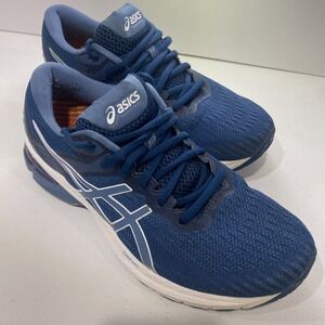 ASICS GT-2000 9 Running Shoes Womens Size 9 Blue Comfort Flytefoam Low Sneakers